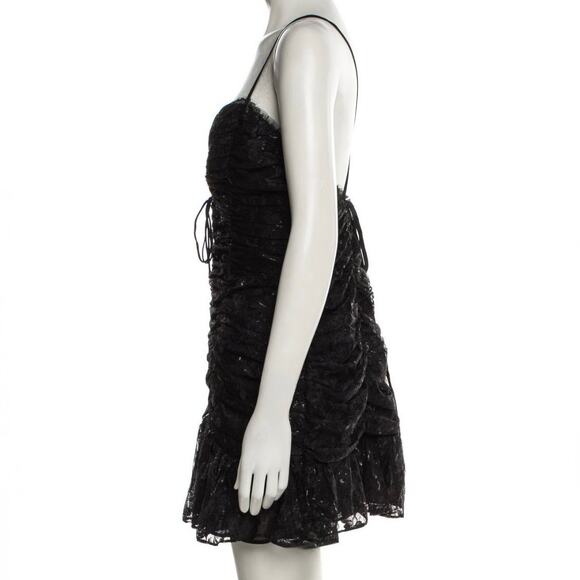 For Love & Lemons NWT Black Bette Lace Mini Dress size Large - Picture 6 of 15